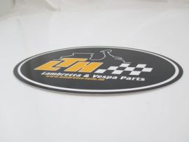 Sticker LTH 145x95mm black background